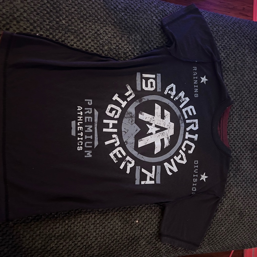 American fighter T shirt